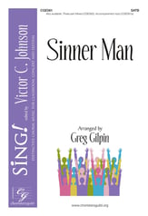 Sinner Man SATB choral sheet music cover